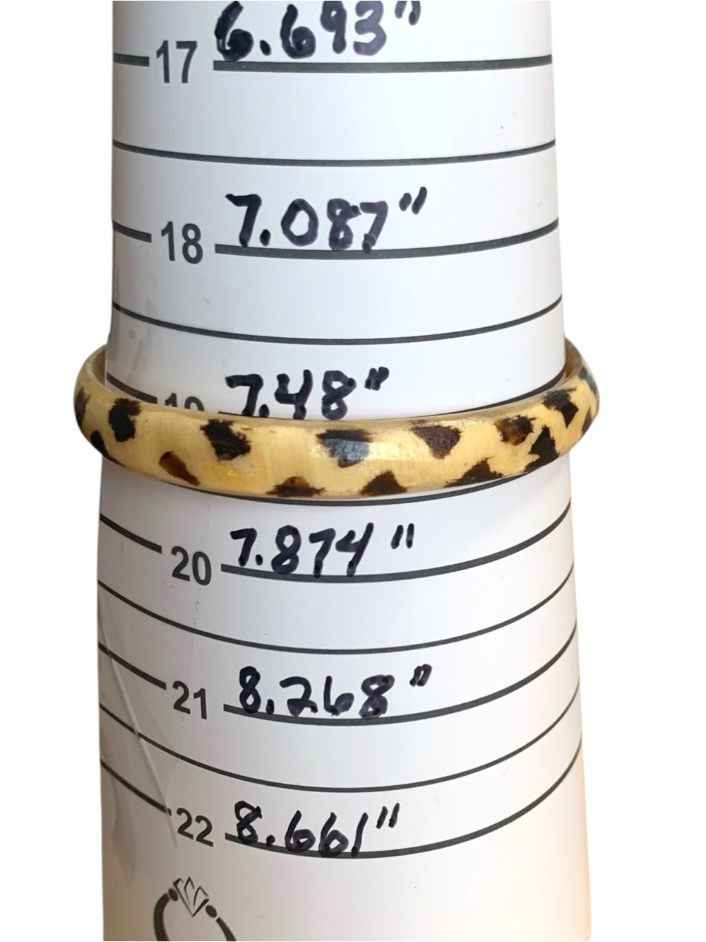 Leopard Print Bangle Bracelet - Picture 3 of 3